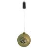 Luxform Batterie-LED-H&auml;ngelampe Ball Diamonds Golden