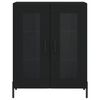 vidaXL Highboard Schwarz 69,5x34x180 cm Holzwerkstoff