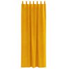 vidaXL Verdunkelungsvorh&auml;nge 2 pcs Senfgelb 140 x 260 cm Samt