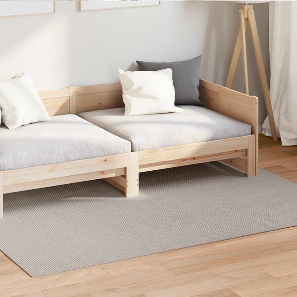 vidaXL Bereichsteppiche HUARTE Creme 170 x 120 cm Polyester