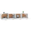vidaXL Wandschr&auml;nke 2 Stk. Wei&szlig; 100x36,5x35 cm Holzwerkstoff