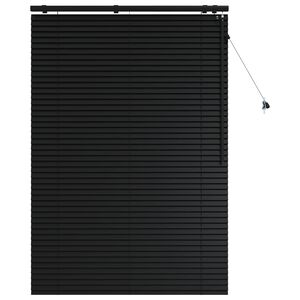 vidaXL Venezianische Jalousie Schwarz 105 x 160 cm 35 mm