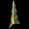 vidaXL Weihnachtsbaum mit 240 LEDs Warmes Weiß 180 cm Acryl
