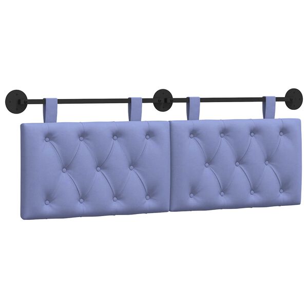 vidaXL H&auml;ngevorderseite Wandmontiert Jeans blau 150 x 55 x 7 cm Stoff