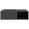 vidaXL Feuerstelle Schwarz 100 x 100 x 30 cm Stahl