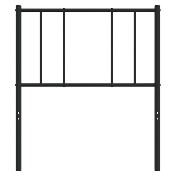 vidaXL Ersatz-Kopfteil Metall Schwarz 75 cm
