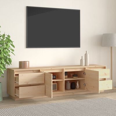 vidaXL TV-Schrank 176x37x47,5 cm Massivholz Kiefer