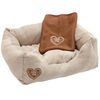 Kerbl Hundebett Love You 61 x 48 x 18 cm Beige 81262