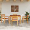 vidaXL Garten Essgruppe 5 pcs Braun Massivholz Akazie