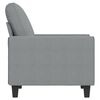 vidaXL Sessel Hellgrau 60 cm Stoff