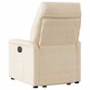vidaXL Relaxsessel mit Aufstehhilfe Elektrisch Beige Mikrofasergewebe