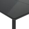 vidaXL 3-tlg. Garten-Essgruppe mit Kissen Schwarz Poly Rattan