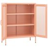 vidaXL Lagerschrank Rosa 80x35x101,5 cm Stahl