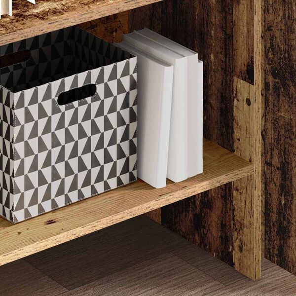 vidaXL B&uuml;cherregal Altholz 60 x 35 x 180 cm Holzwerkstoff