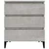 vidaXL Sideboard Betongrau 60x35x70 cm Holzwerkstoff