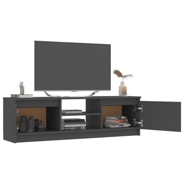 vidaXL TV-Schrank Grau 120&times;30&times;35,5 cm Holzwerkstoff