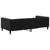 vidaXL Tagesbett Schwarz 100x200 cm Stoff
