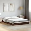 vidaXL Bettgestell ohne Matratze Braun Eiche 140x200 cm Holzwerkstoff