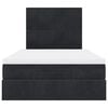 vidaXL Ottoman-Bett mit Matratzen & LEDs Schwarz 120x190 cm Samt