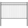 vidaXL Zaunelement Grau 170 x 150 cm Stahl