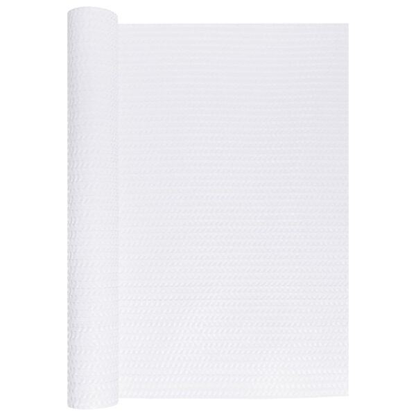 vidaXL Balkon-Sichtschutz Wei&szlig; 600x100 cm Poly Rattan