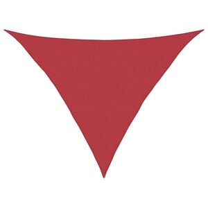 vidaXL Sonnensegel 160 g/m&sup2; Rot 5x5x6 m HDPE