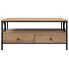 vidaXL Couchtisch Eiche handwerklich 100 x 51 x 45 cm Holzwerkstoff
