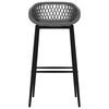 vidaXL Barhocker 4 Stk. Grau