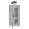 vidaXL Sideboard Betongrau 34,5x34x90 cm Holzwerkstoff