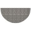 vidaXL Gartentisch Grau 100x50x75 cm Poly Rattan