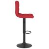 vidaXL Barhocker 2 Stk. Weinrot Stoff