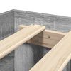 vidaXL Bettgestell ohne Matratze Grau Sonoma 160x200 cm Holzwerkstoff