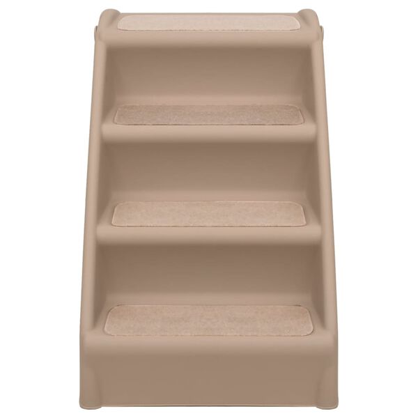 vidaXL Hundetreppe Klappbar Braun 62x40x49,5 cm