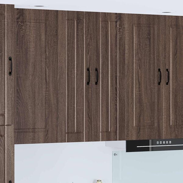 vidaXL K&uuml;chenschrank Braun Eichen-Optik 60 x 31 x 100 cm Holzwerkstoff