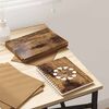 vidaXL Dekoplatten 50 pcs Ger&auml;ucherte Eiche 21 x 30 x 0,27 cm