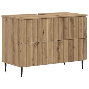 vidaXL Waschbeckenschrank ZWOLLE Artisan-Eiche 82 x 41 x 58,5 cm