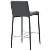 vidaXL 3-tlg. Bar-Set Kunstleder Grau