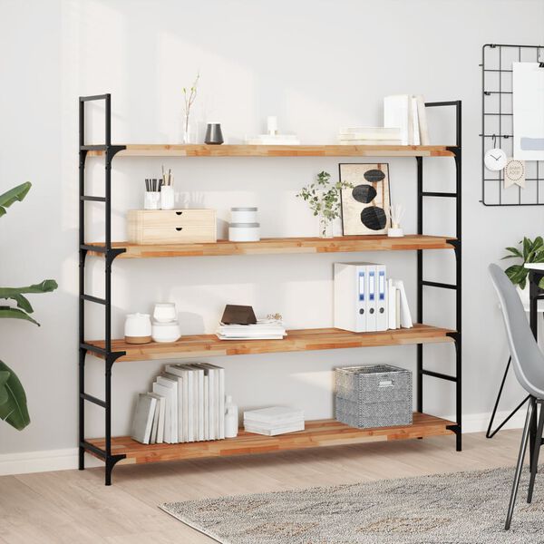 vidaXL Schweberegale 2 Stk. 160x30x4 cm Massivholz Akazie &Ouml;lbehandelt