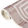 vidaXL Teppich Waschbar Beige 190x300 cm