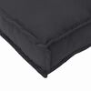 vidaXL Palettenkissen Schwarz 180 x 40 x 8 cm Oxford-Stoff