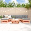 vidaXL 7-tlg. Garten-Lounge-Set Massivholz Douglasie
