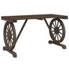 vidaXL Gartentisch 115x55x65 cm Massivholz Tanne
