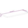vidaXL Tischplatte 70x40x2,5 cm Rechteckig Massivholz Mango