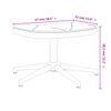 vidaXL Relaxsessel mit Hocker Taupe Stoff