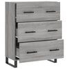 vidaXL Sideboard Grau Sonoma 69,5x34x90 cm Holzwerkstoff