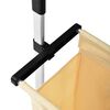 vidaXL Teleskop-Regalsystem mit W&auml;schesack Aluminium