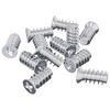 vidaXL Schraube 12 Stk. Silber M6 x 12 mm Eisen