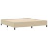 vidaXL Boxspringbett Grau-Gr&uuml;n 200 x 200 cm Samt