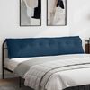 vidaXL R&uuml;ckenkissen Blau 200 x 19 x 50 cm Stoff