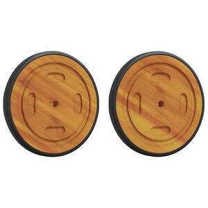 vidaXL Raumr&auml;der 2 stk. Braun 20,5 x 20,5 x 2 cm Massivholz Akazie